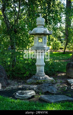 Japanischer Garten im Micke Grove Park, Kalifornien Stockfoto