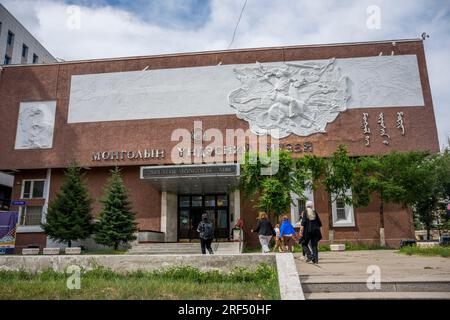 Das Nationalmuseum der Mongolei in Ulaanbaatar, der Mongolei. Stockfoto