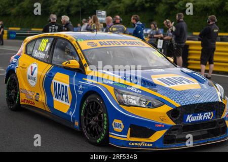 Runde 18 während der British Touring Car Championship am Croft Circuit, Darlington, Großbritannien, am 30. Juli 2023. Foto: Chris Williams. Nur redaktionelle Verwendung, Lizenz für kommerzielle Verwendung erforderlich. Keine Verwendung bei Wetten, Spielen oder Veröffentlichungen von Clubs/Ligen/Spielern. Stockfoto