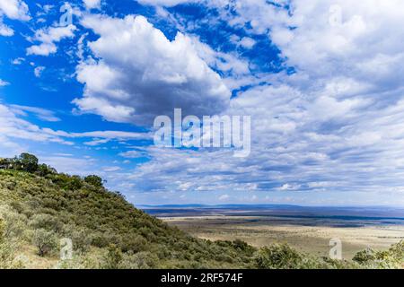 Kenianische Landschaften In Angama Mara Maasai Mara National Game Reserve Park Great Rift Valley Narok County Kenia Ostafrika Reist Afrika Dokumentarfilm Ex Stockfoto