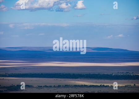 Kenianische Landschaften In Angama Mara Maasai Mara National Game Reserve Park Great Rift Valley Narok County Kenia Ostafrika Reist Afrika Dokumentarfilm Ex Stockfoto
