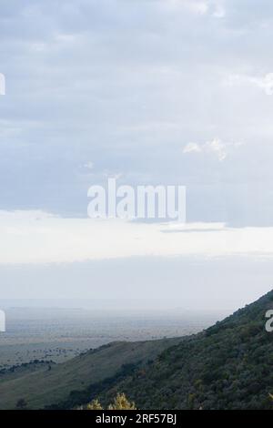 Kenianische Landschaften In Angama Mara Maasai Mara National Game Reserve Park Great Rift Valley Narok County Kenia Ostafrika Reist Afrika Dokumentarfilm Ex Stockfoto