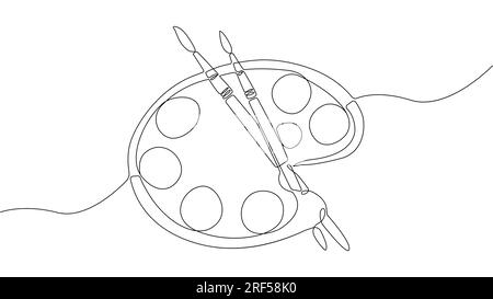 Palette des Vektorkonzepts für durchgehende Linien Stock Vektor