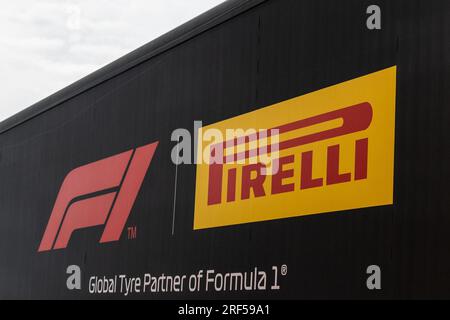 Silverstone, Großbritannien - Freitag, 7. Juli 2023 - FORMEL 1 ARAMCO GROSSEN PREIS 2023 - Pirelli Stockfoto