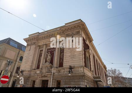 Genf, Schweiz - 25. März 2022: Die Victoria Hall ist ein Konzertsaal in Genf, Heimat des Orchestre de la Suisse Romande. Stockfoto