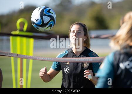 Tuggerah, Australien. 01. Aug. 2023. Fußball: Weltmeisterschaft, Frauen, Training Deutschland: Chantal Hagel. Kredit: Sebastian Christoph Gollnow/dpa/Alamy Live News Stockfoto