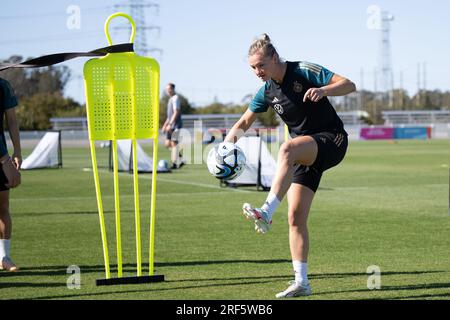 Tuggerah, Australien. 01. Aug. 2023. Fußball: Weltmeisterschaft, Frauen, Training Deutschland: Alexandra Popp trainiert. Kredit: Sebastian Christoph Gollnow/dpa/Alamy Live News Stockfoto