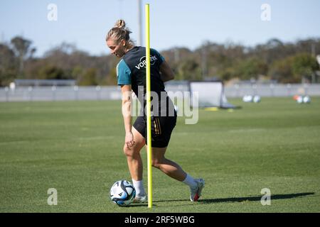 Tuggerah, Australien. 01. Aug. 2023. Fußball: Weltmeisterschaft, Frauen, Training Deutschland: Alexandra Popp trainiert. Kredit: Sebastian Christoph Gollnow/dpa/Alamy Live News Stockfoto