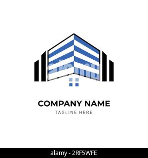 Moderne Designvorlage für Immobilienlogos Stock Vektor