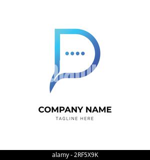 Modernes Logo-Design mit Buchstaben Stock Vektor