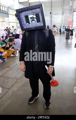 SHANGHAI, CHINA - 30. JULI 2023 - Display Cosplayer AT ChinaJoy2023, Shanghai, China, 30. Juli 2023. Stockfoto