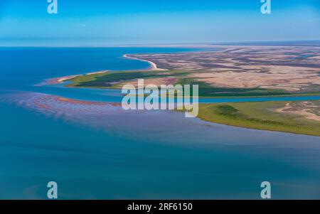 Gulf Saltpan / Albert RV., Burketown, Golf von Carpentaria, Qld Stockfoto