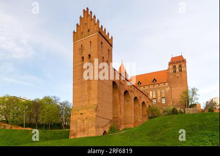 Backsteingotik gdanisko (dansker) der Backsteingotik schloss ein Kapitel Haus des Bistums Pomesania im Deutschordensschloss schloss Architektur Stil erbaut und Stockfoto