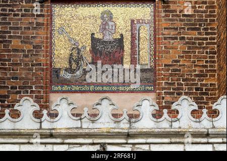 Backsteingotik schloss ein Kapitel Haus des Bistums Pomesania im Deutschordensschloss schloss Architektur Stil und Backsteingotik Konkatedra Sw Jana Ew gebaut Stockfoto