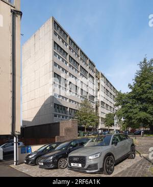 Edinburgh, Schottland, Großbritannien - Linksview House von Alison & Hutchison & Partners Stockfoto