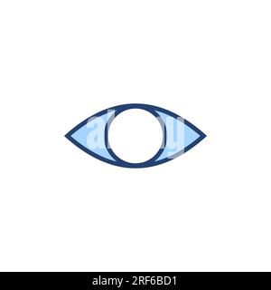 Vektor des Augensymbols. Augenzeichen und Symbol. Symbol für Look and Vision. Stock Vektor