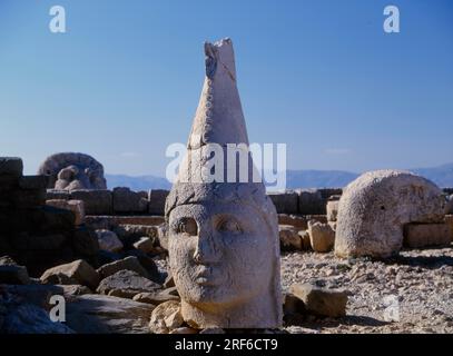 Nemrut Dagi Ostterrasse Türkei Stockfoto