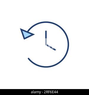 Vektor des Historiensymbols. Zeichen und Symbol für den aktuellen Ereignisverlauf Stock Vektor