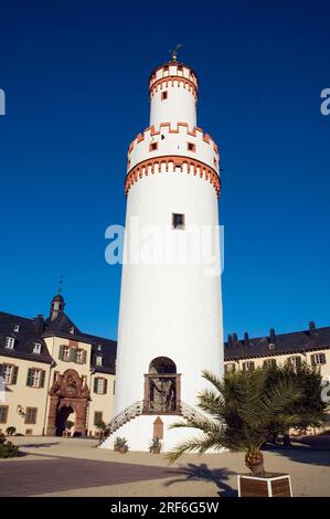 Freistehender Wohnsitz im Innenhof, Schloss Bad Homburg, Hessen, Deutschland Stockfoto