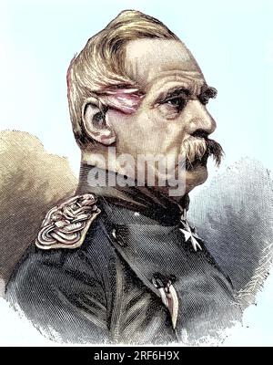 Albrecht Theodor Emil Graf von Roon, 30. 1803. - 23. April. Februar 1879, war ein preußischer Soldat und Staatsmann, Deutschland, digitale Verbesserung Reproduktion eines Originaldrucks aus dem 19. Jahrhundert / Albrecht Theodor Emil Graf von Roon, 30. April 1803 - 23. Februar 1879, war preußischer Soldat und Staatsmann, Deutschland, digitale verbesserte Reproduktion eines Originaldrucks aus dem 19. Jahrhundert Stockfoto