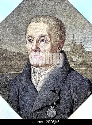 Joachim Christian Nettelbeck, 20. 1738.-29. September. Januar 1824, war ein bekannter deutscher Volksheld durch seine Rolle bei der Verteidigung von Kolberg 1807 und seine Autobiographie, digitale Verbesserung Reproduktion eines Originaldrucks aus dem 19. Jahrhundert / Joachim Christian Nettelbeck, 20. September 1738 - 29. Januar 1824, war ein bekannter deutscher Volksheld durch seine Rolle bei der Verteidigung von Kolberg im Jahr 1807 und seine Autobiografie, digitale verbesserte Reproduktion eines Originaldrucks aus dem 19. Jahrhundert Stockfoto