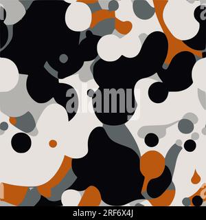 Ein modernes abstraktes Kunstgemälde. Stock Vektor