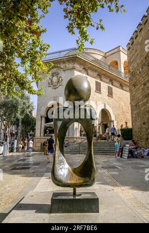 Monument a la dona de Joan Miro, Palma, Mallorca, Spanien Stockfoto