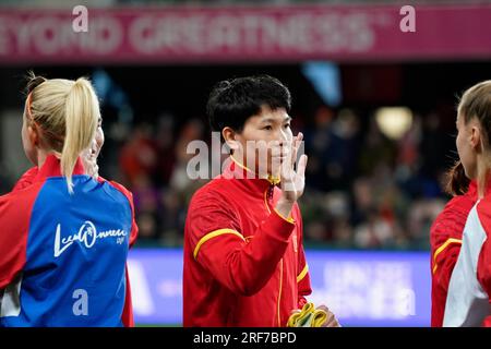 Dunedin, Neuseeland. August 1. 2023. FIFA Frauen-Weltmeisterschaft 2023 Gruppe E – Vietnam gegen Niederlande. Torhüter Kim Thanh von Vietnam. Dat Do/Alamy Live News. Stockfoto