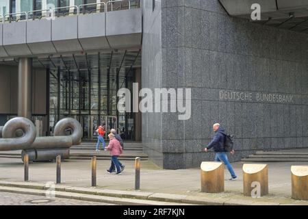 Filiale Deutsche Bundesbank, Willy-Brandt-Straße, Hamburg, Deutschland Stockfoto