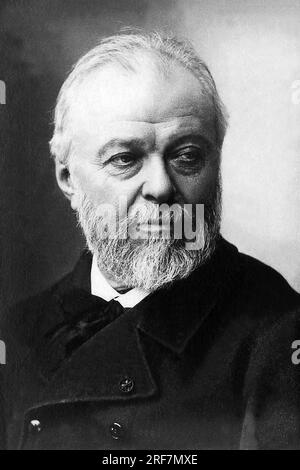 Portrait de Jean Jacques (Jean-Jacques) Henner (1829-1905), peintre francais. Stockfoto