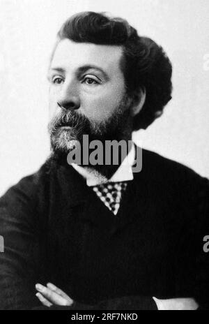 Portrait de Edouard Pailleron (1834-1899), Poete et auteur Dramatique francais. Stockfoto