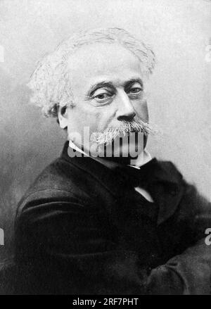 Portrait de Alexandre Dumas fils (1824-1895), auteur Dramatique et romancier francais. Stockfoto