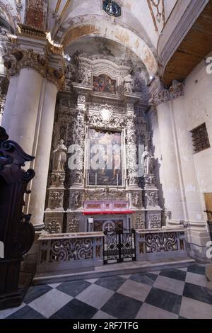 Kathedrale Maria Santissima Assunta und S. Oronzo, Inneres, Lecce, Apulien, Italien, Europa Stockfoto