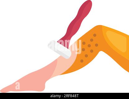 Private Teile Haarentfernungsservice Vektorsymbol-Design, Beauty- und Körperpflegesymbol, Kosmetik und Dermatologe-Schild, Body-Ästhetik-Stock illust Stock Vektor