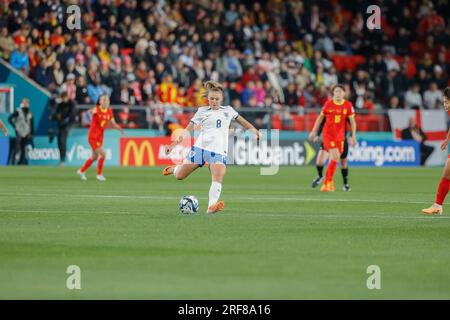 Adelaide/Tarntanya, Australien, 1. August 2023, FIFA Women's World Cup (Gruppe D - Spiel #39) England vs China, Georgia STANWAY Kredit: Mark Willoughby/Alamy Live News Stockfoto