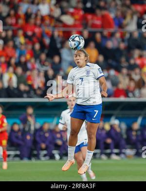 Adelaide/Tarntanya, Australien, 1. August 2023, FIFA Women's World Cup (Gruppe D - Spiel #39) England gegen China, Lauren JAMES - Spielerin des Spiels - England gegen China PR im Hindmarsh Stadium Guthaben: Mark Willoughby/Alamy Live News Stockfoto