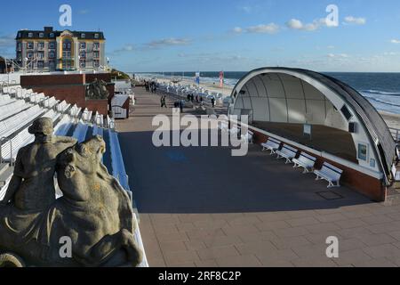 Die Promenade in Westerland, Sylt, Frisian Islands, Nordsee, Deutschland Stockfoto