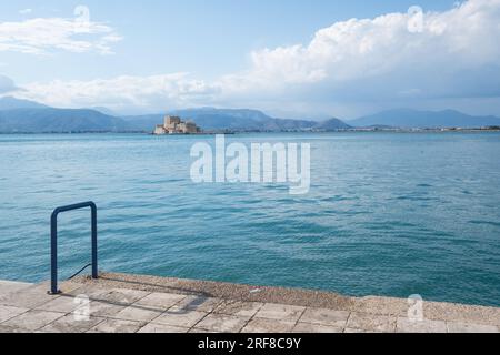 Festung Bourtzi, Nafplio, Griechenland Stockfoto