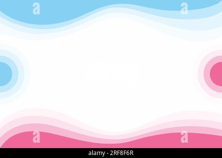 Blaue und pinkfarbene Hintergrundvorlage Stock Vektor