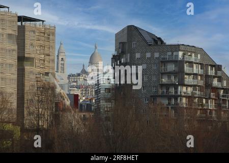 Artenvielfalt in einem Park in Paris, Ile de France, Frankreich. Stockfoto