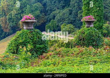 Uman. Sofievsky Park. Am Rande des Parks. Stockfoto
