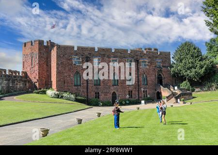 Shrewsbury Castle, Shrewsbury, Shropshire, England, Vereinigtes Königreich Stockfoto