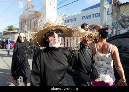 Santo Amaro, Bahia, Brasilien - 23. Juli 2023: Stockfoto