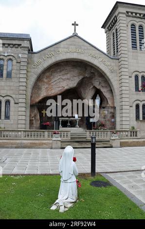 Marian Grotto in der St. Marys Kirche in Belfast Stockfoto