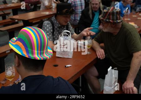 CAMRA - GROSSARTIGES BRITISCHES BIERFESTIVAL Stockfoto