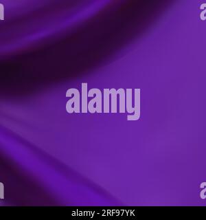 Lilafarbener, faltiger Stoff. Abstrakter Hintergrund und abstrakte Textur für Design. Stockfoto