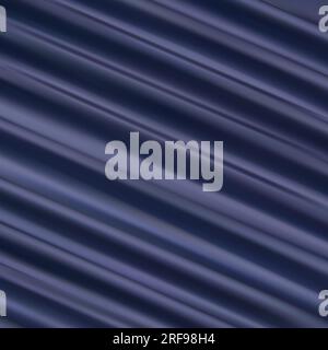 Luxuriöse Wellen mit dunkelblauem Samthintergrund. Textur des dunkelblauen Velourshintergrunds Stockfoto