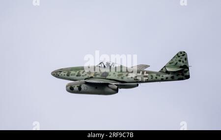 Messerschmitt Me 262 Swallow aus Manching in Deutschland feiert sein Debüt auf der Royal International Air Tattoo 2023 Stockfoto