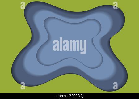 Vector Abstrakte Hintergrundstruktur im Papierschnitt in trendigen Blaubeertönen mit Kopierraum. EPS. Design für Poster, Banner, Broschüren oder Karten, Preisschild, Etikett, Hintergrundbild oder Web, Balkenmenü Stock Vektor