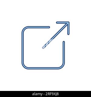 Symbolvektor freigeben. Zeichen und Symbole teilen Stock Vektor
